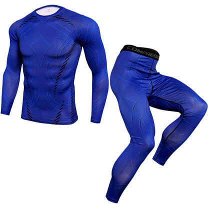 Traje de Entrenamiento de Manga Larga para Hombres Para UFC MMA Fitness