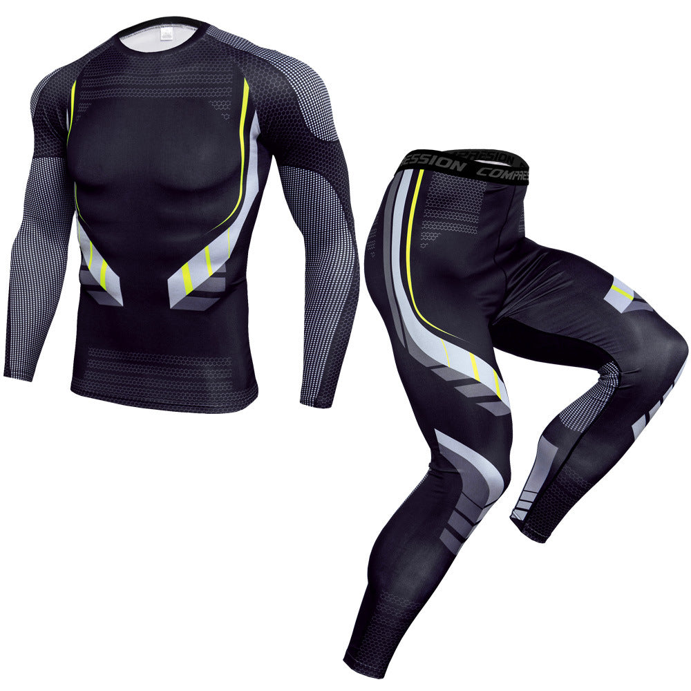Traje de Entrenamiento de Manga Larga para Hombres Para UFC MMA Fitness