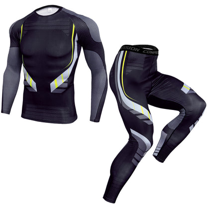 Traje de Entrenamiento de Manga Larga para Hombres Para UFC MMA Fitness